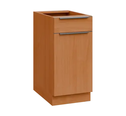 SIS - 4DZ spodní skříňka, 1-dveřová, 1-zásuvková, pravá, 870x400x600, buk royal